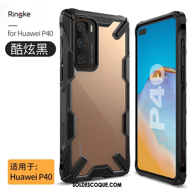 Coque Huawei P40 Silicone Tout Compris Transparent Téléphone Portable Étui Soldes