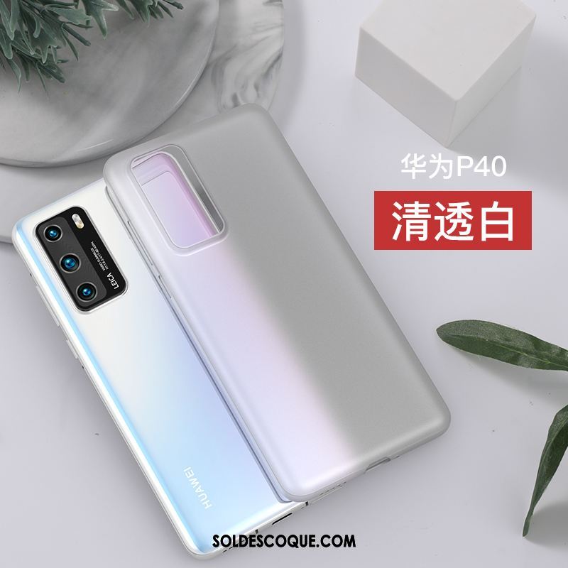 Coque Huawei P40 Tout Compris Net Rouge Modèle Fleurie Transparent Marque De Tendance Soldes