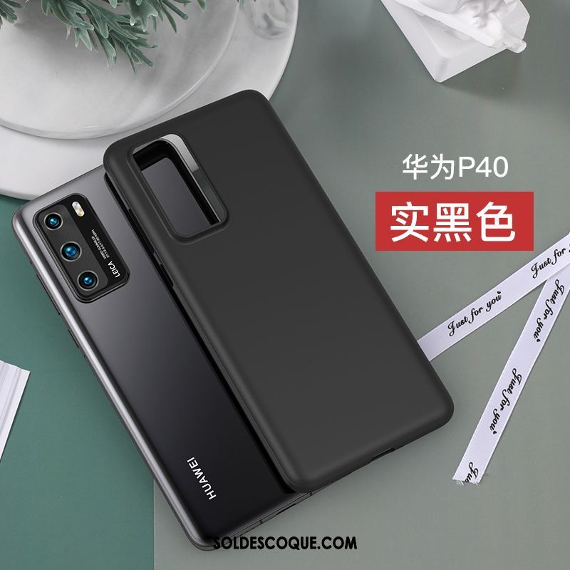 Coque Huawei P40 Tout Compris Net Rouge Modèle Fleurie Transparent Marque De Tendance Soldes