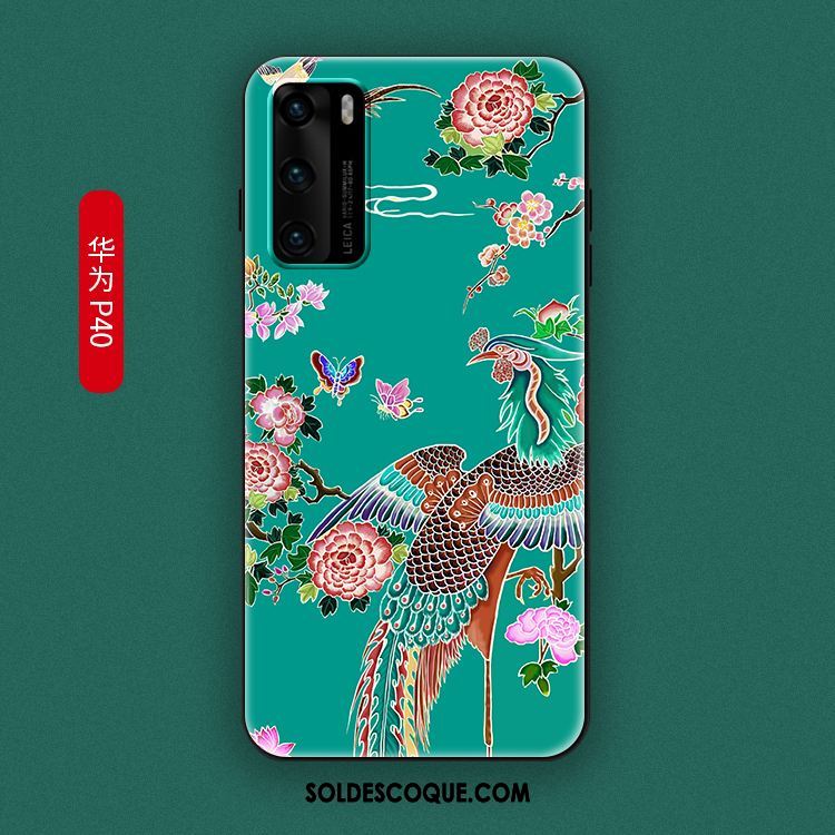 Coque Huawei P40 Très Mince Tendance Jaune Silicone Fluide Doux Pas Cher