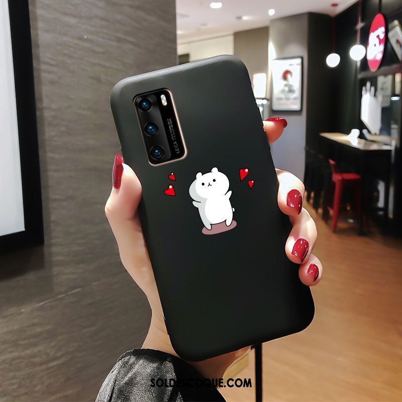 Coque Huawei P40 Téléphone Portable Créatif Fluide Doux Net Rouge Légères Pas Cher