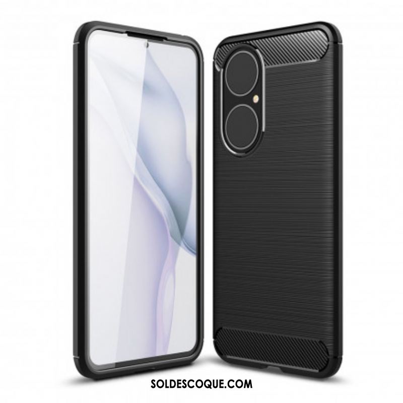 Coque Huawei P50 Fibre Carbone Brossée