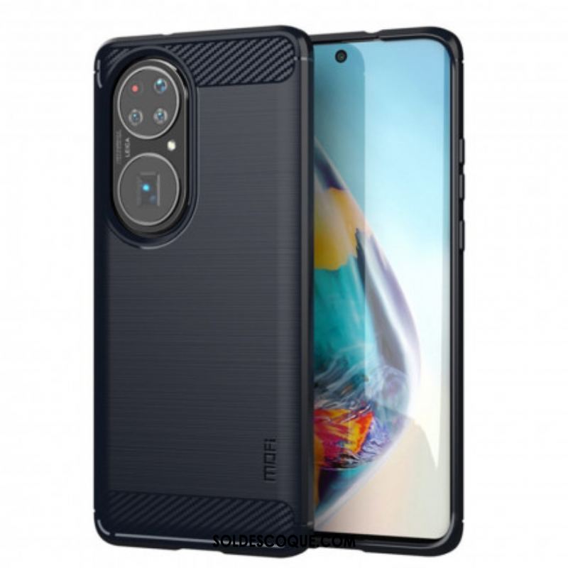 Coque Huawei P50 Pro Fibre Carbone Brossée MOFI