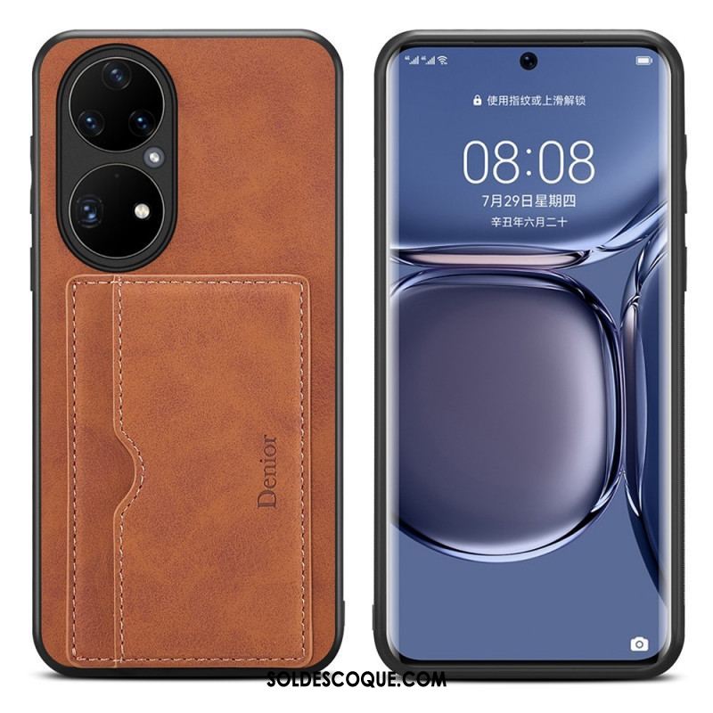 Coque Huawei P50 Pro Porte-Cartes Denior