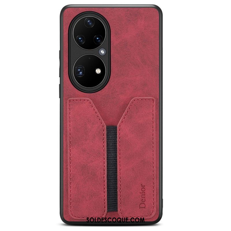 Coque Huawei P50 Pro Porte Cartes Élastique Denior