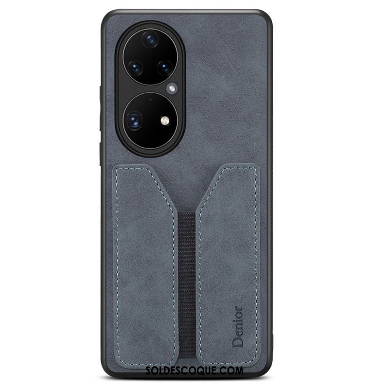 Coque Huawei P50 Pro Porte Cartes Élastique Denior