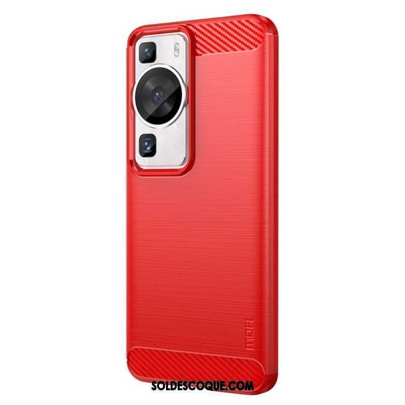 Coque Huawei P60 Pro Fibre Carbone Brossée MOFI