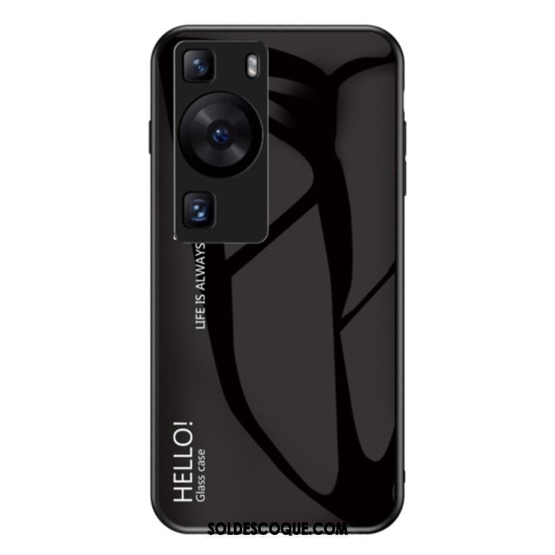 Coque Huawei P60 Pro Verre Trempé Hello