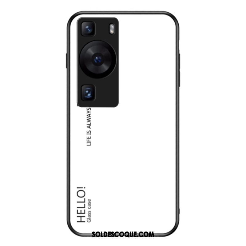 Coque Huawei P60 Pro Verre Trempé Hello