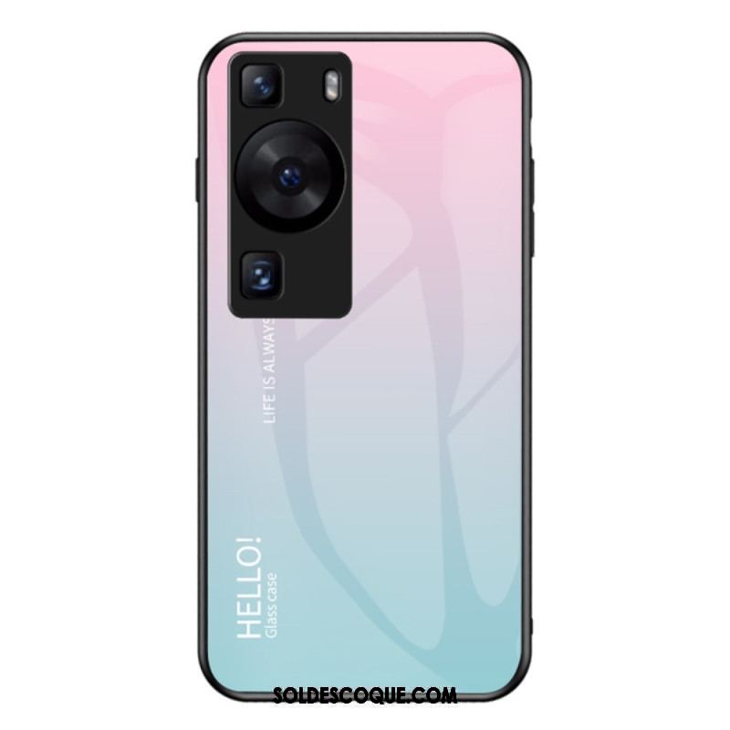 Coque Huawei P60 Pro Verre Trempé Hello