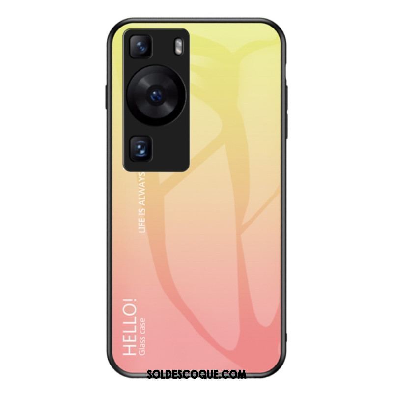 Coque Huawei P60 Pro Verre Trempé Hello