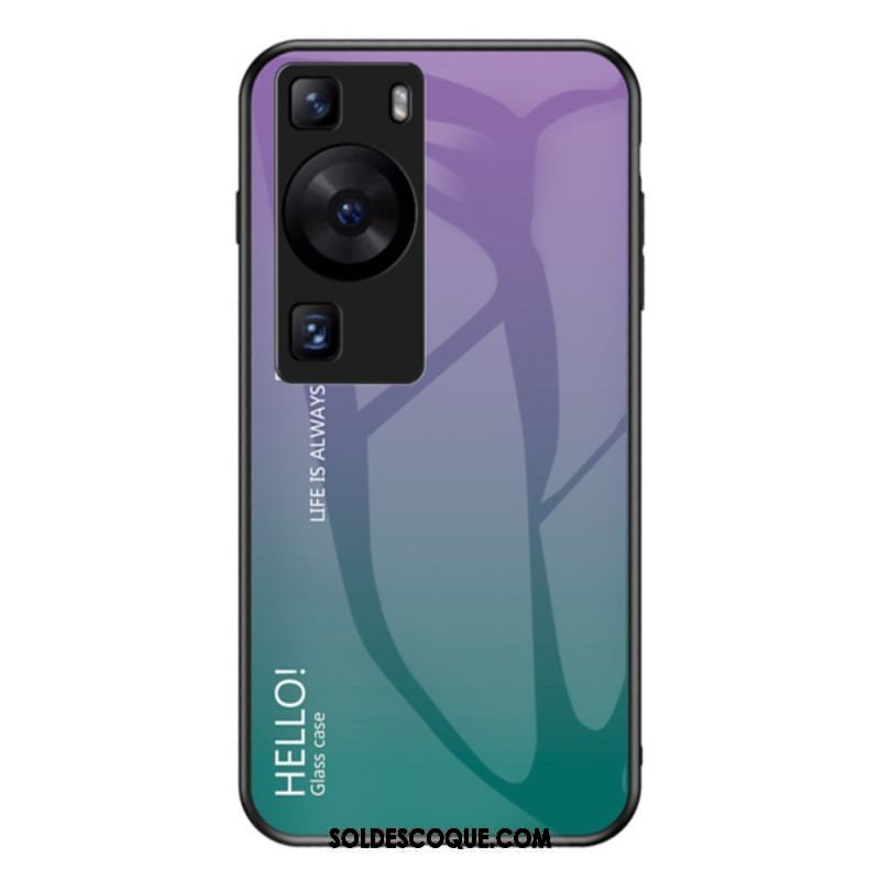 Coque Huawei P60 Pro Verre Trempé Hello