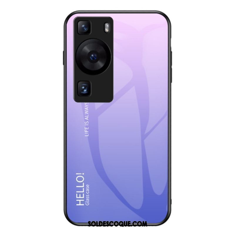 Coque Huawei P60 Pro Verre Trempé Hello