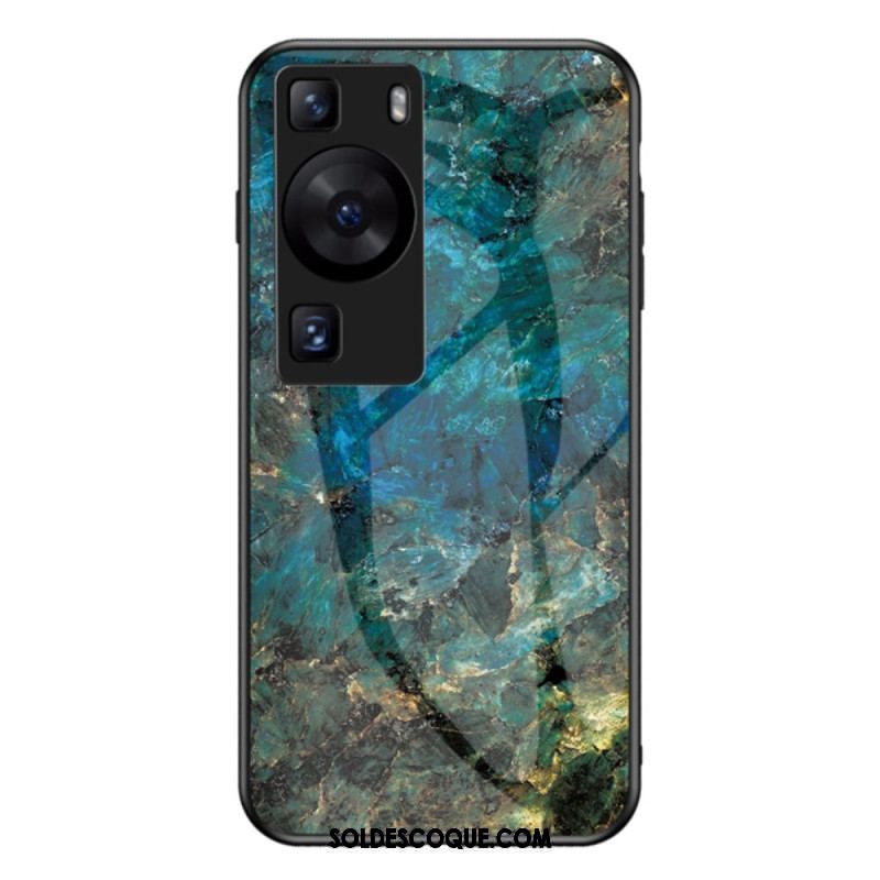 Coque Huawei P60 Pro Verre Trempé Marbre