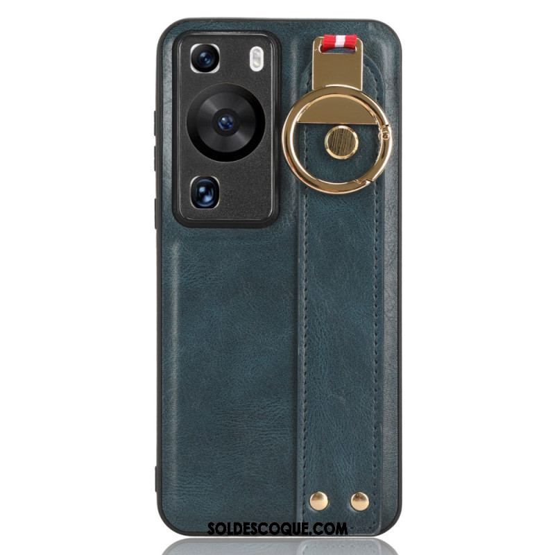 Coque Huawei P60 Pro avec Sangle et Anneau