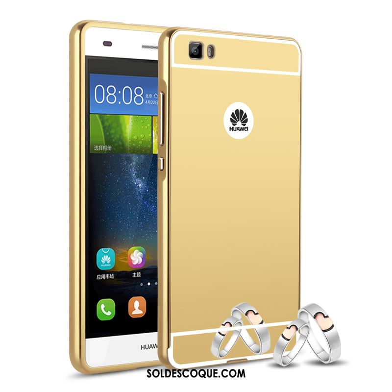 Coque Huawei P8 Border Métal Jeunesse Téléphone Portable Étui Pas Cher