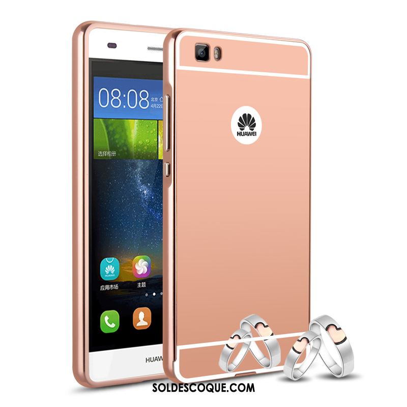 Coque Huawei P8 Border Métal Jeunesse Téléphone Portable Étui Pas Cher