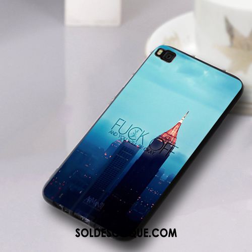 Coque Huawei P8 Fluide Doux Délavé En Daim Protection Silicone Téléphone Portable Pas Cher