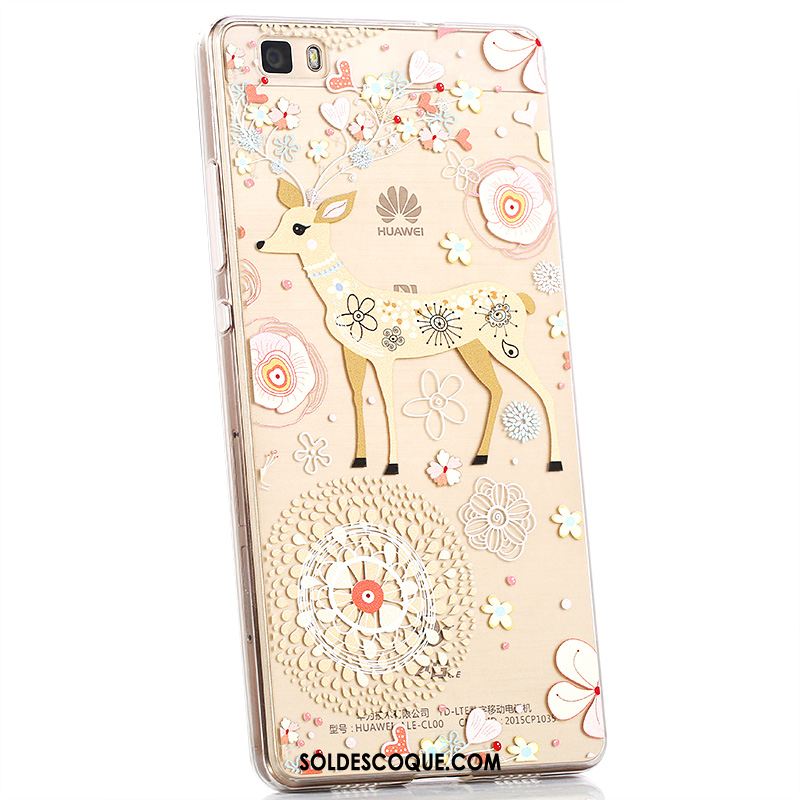 Coque Huawei P8 Fluide Doux Tout Compris Étui Transparent Protection Housse Soldes