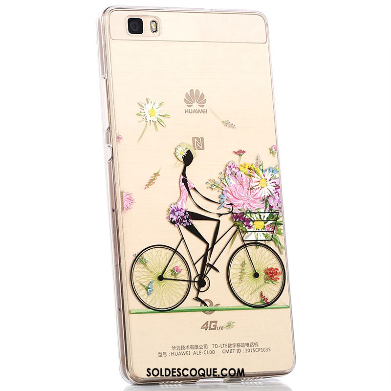 Coque Huawei P8 Fluide Doux Tout Compris Étui Transparent Protection Housse Soldes