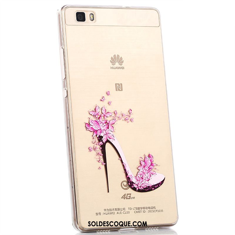 Coque Huawei P8 Fluide Doux Tout Compris Étui Transparent Protection Housse Soldes