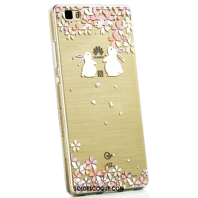 Coque Huawei P8 Fluide Doux Tout Compris Étui Transparent Protection Housse Soldes