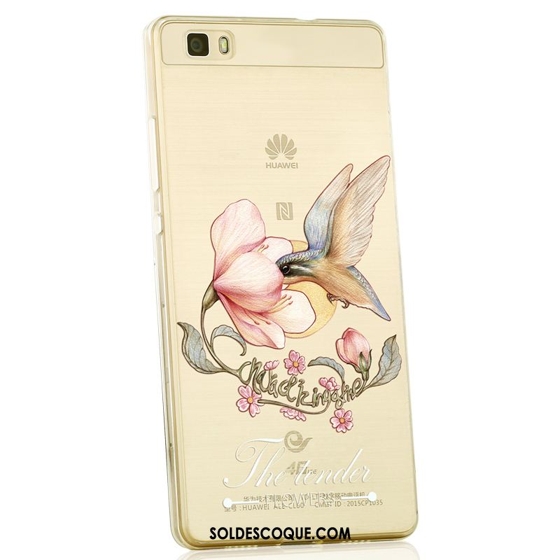 Coque Huawei P8 Fluide Doux Tout Compris Étui Transparent Protection Housse Soldes