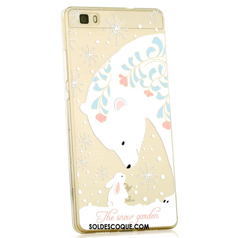 Coque Huawei P8 Fluide Doux Tout Compris Étui Transparent Protection Housse Soldes