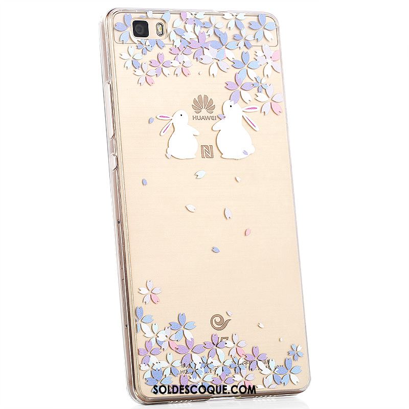 Coque Huawei P8 Fluide Doux Tout Compris Étui Transparent Protection Housse Soldes