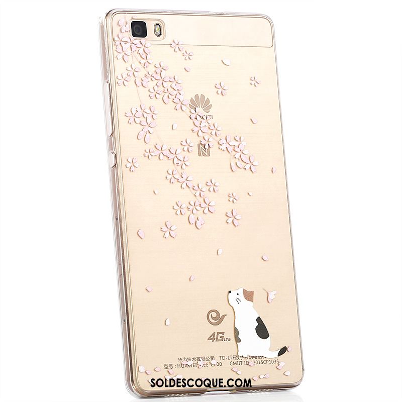 Coque Huawei P8 Fluide Doux Tout Compris Étui Transparent Protection Housse Soldes