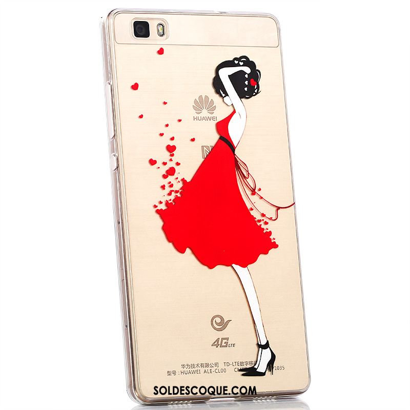 Coque Huawei P8 Fluide Doux Tout Compris Étui Transparent Protection Housse Soldes