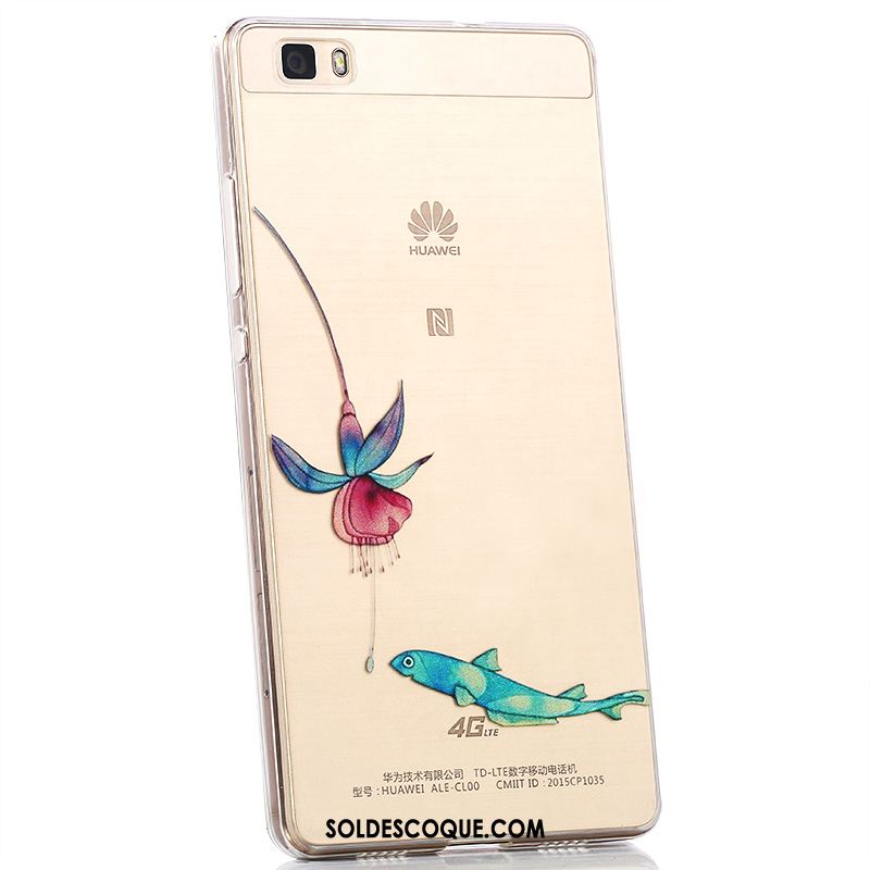 Coque Huawei P8 Fluide Doux Tout Compris Étui Transparent Protection Housse Soldes