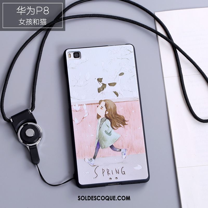 Coque Huawei P8 Incassable Protection Ornements Suspendus Étui Téléphone Portable Pas Cher