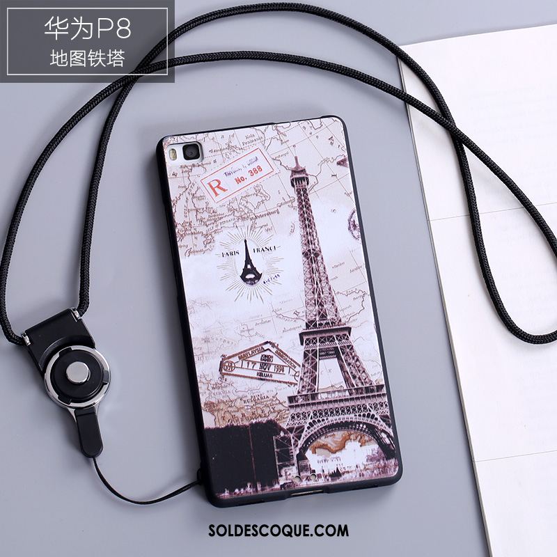 Coque Huawei P8 Incassable Protection Ornements Suspendus Étui Téléphone Portable Pas Cher