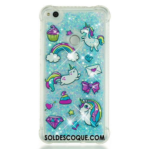 Coque Huawei P8 Lite 2017 Dessin Animé Créatif Bleu Personnalité Jeunesse En Ligne