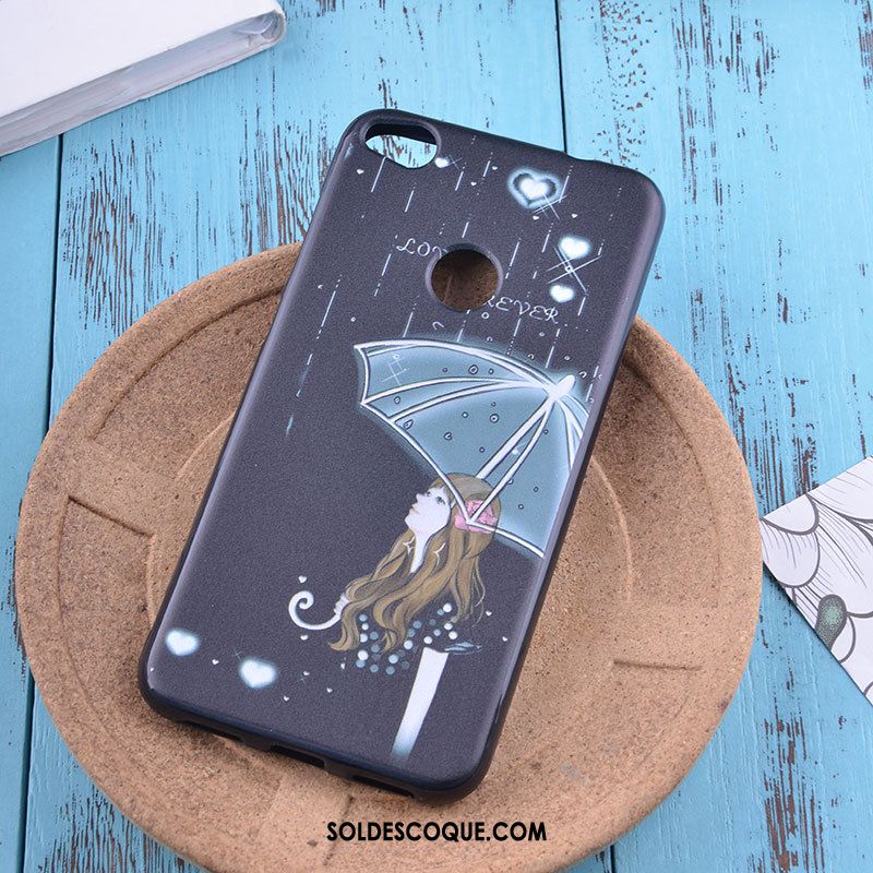 Coque Huawei P8 Lite 2017 Fluide Doux Jeunesse Étui Silicone Bleu Pas Cher