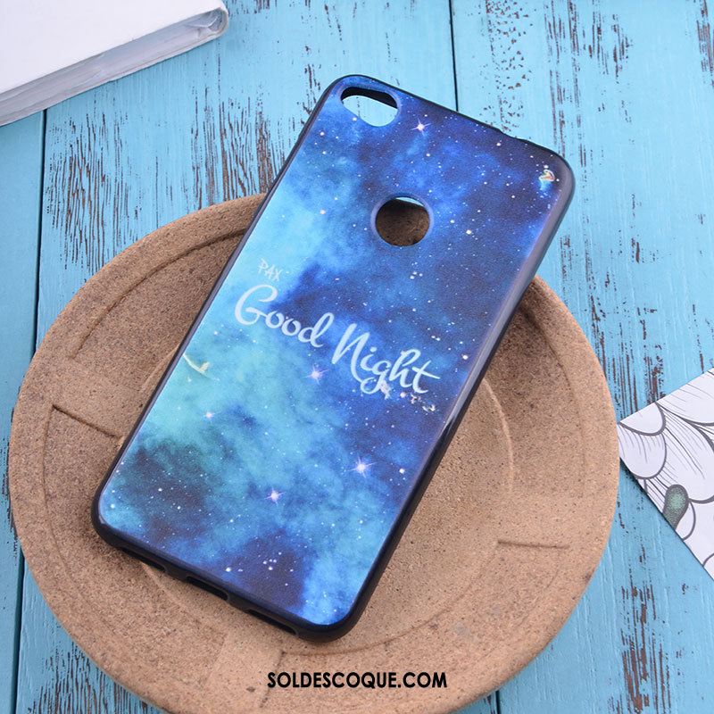 Coque Huawei P8 Lite 2017 Fluide Doux Jeunesse Étui Silicone Bleu Pas Cher