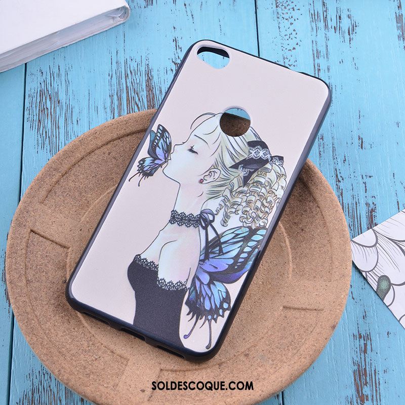 Coque Huawei P8 Lite 2017 Fluide Doux Jeunesse Étui Silicone Bleu Pas Cher