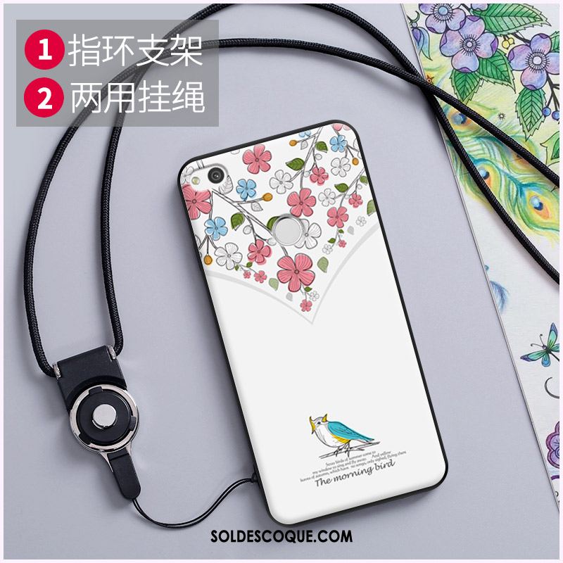 Coque Huawei P8 Lite 2017 Ornements Suspendus Tout Compris Rose Loup Téléphone Portable Pas Cher