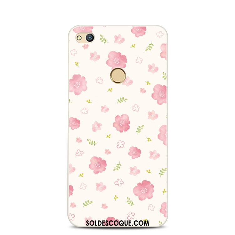 Coque Huawei P8 Lite 2017 Rose Téléphone Portable Dentelle Fluide Doux Support En Vente