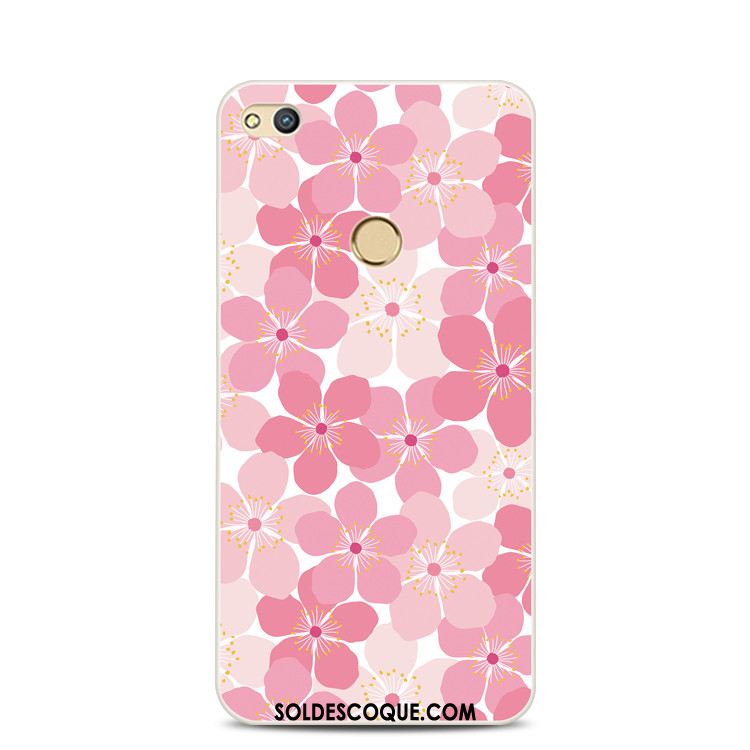 Coque Huawei P8 Lite 2017 Rose Téléphone Portable Dentelle Fluide Doux Support En Vente