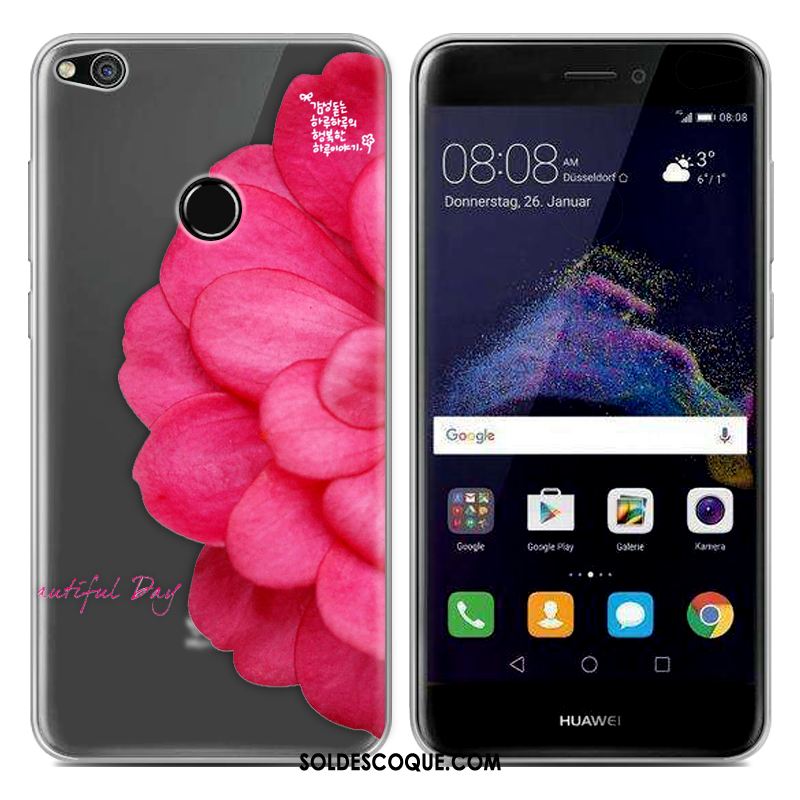 Coque Huawei P8 Lite 2017 Téléphone Portable Silicone Créatif Fluide Doux Bleu Pas Cher