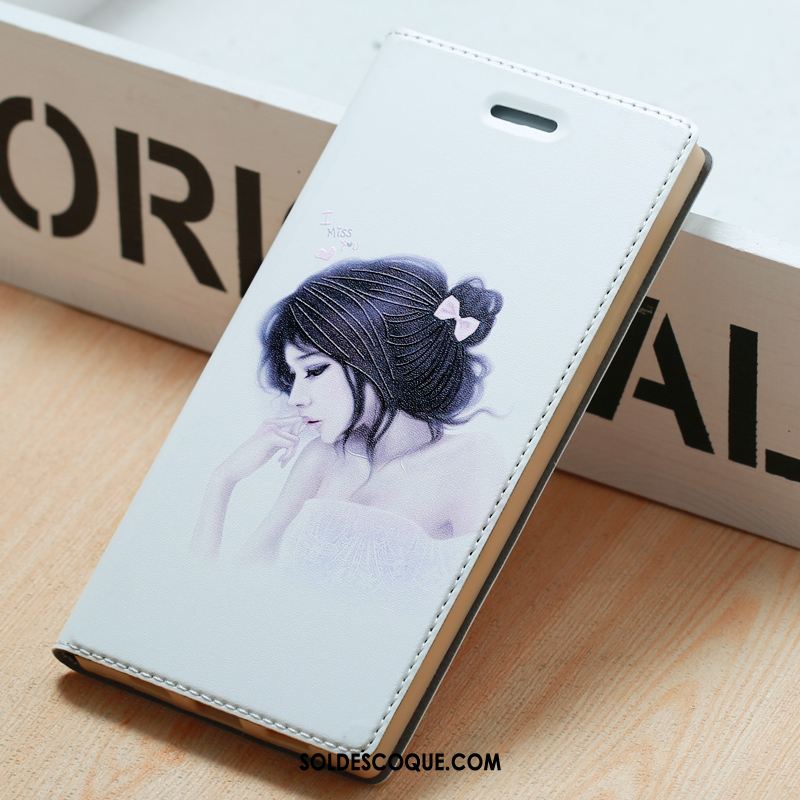 Coque Huawei P8 Lite Blanc Étui En Cuir Jeunesse Légères Téléphone Portable Pas Cher