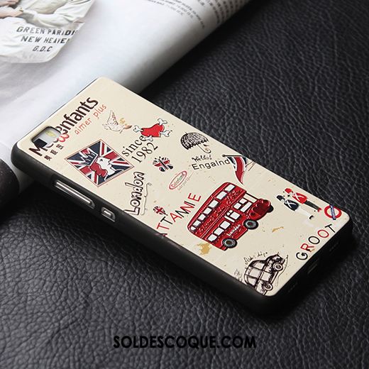 Coque Huawei P8 Lite Dessin Animé Silicone Téléphone Portable Étui Gaufrage En Ligne