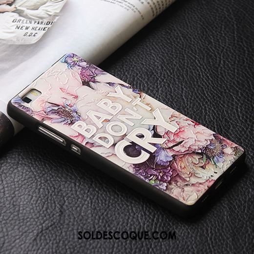 Coque Huawei P8 Lite Dessin Animé Silicone Téléphone Portable Étui Gaufrage En Ligne