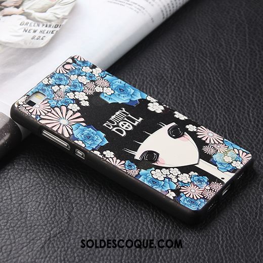 Coque Huawei P8 Lite Dessin Animé Silicone Téléphone Portable Étui Gaufrage En Ligne