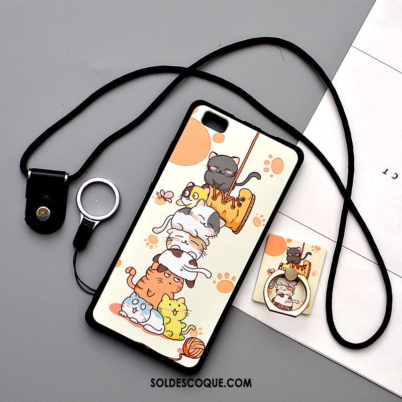 Coque Huawei P8 Lite Ornements Suspendus Jeunesse Incassable Dessin Animé Support En Ligne