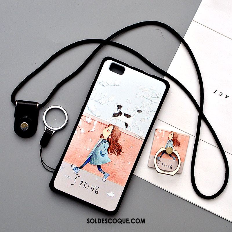 Coque Huawei P8 Lite Ornements Suspendus Jeunesse Incassable Dessin Animé Support En Ligne