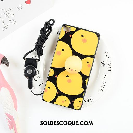 Coque Huawei P8 Lite Ornements Suspendus Poulet Jaune Silicone Fluide Doux Housse En Vente