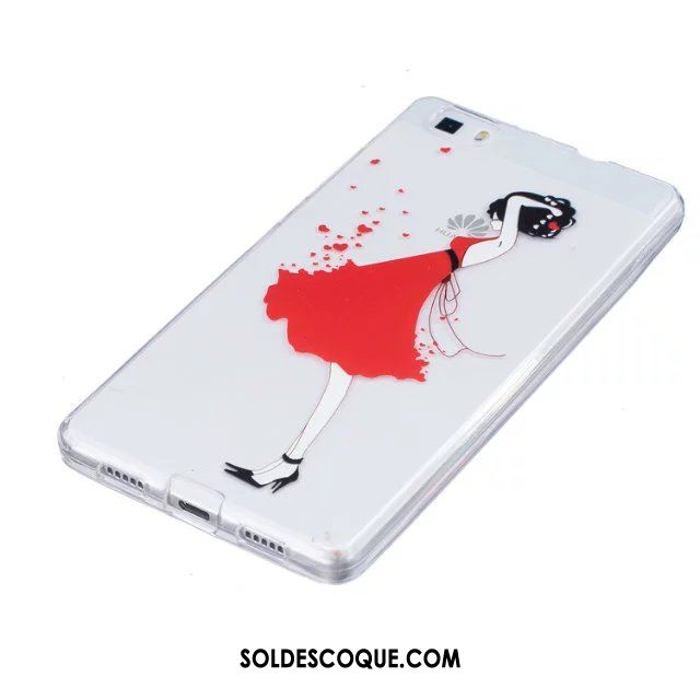 Coque Huawei P8 Lite Peinture Protection Étui Téléphone Portable Fluide Doux En Ligne